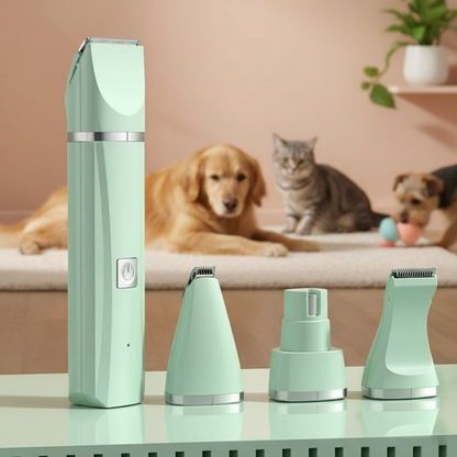 4-in-1 Rechargeable Pet Grooming Kit