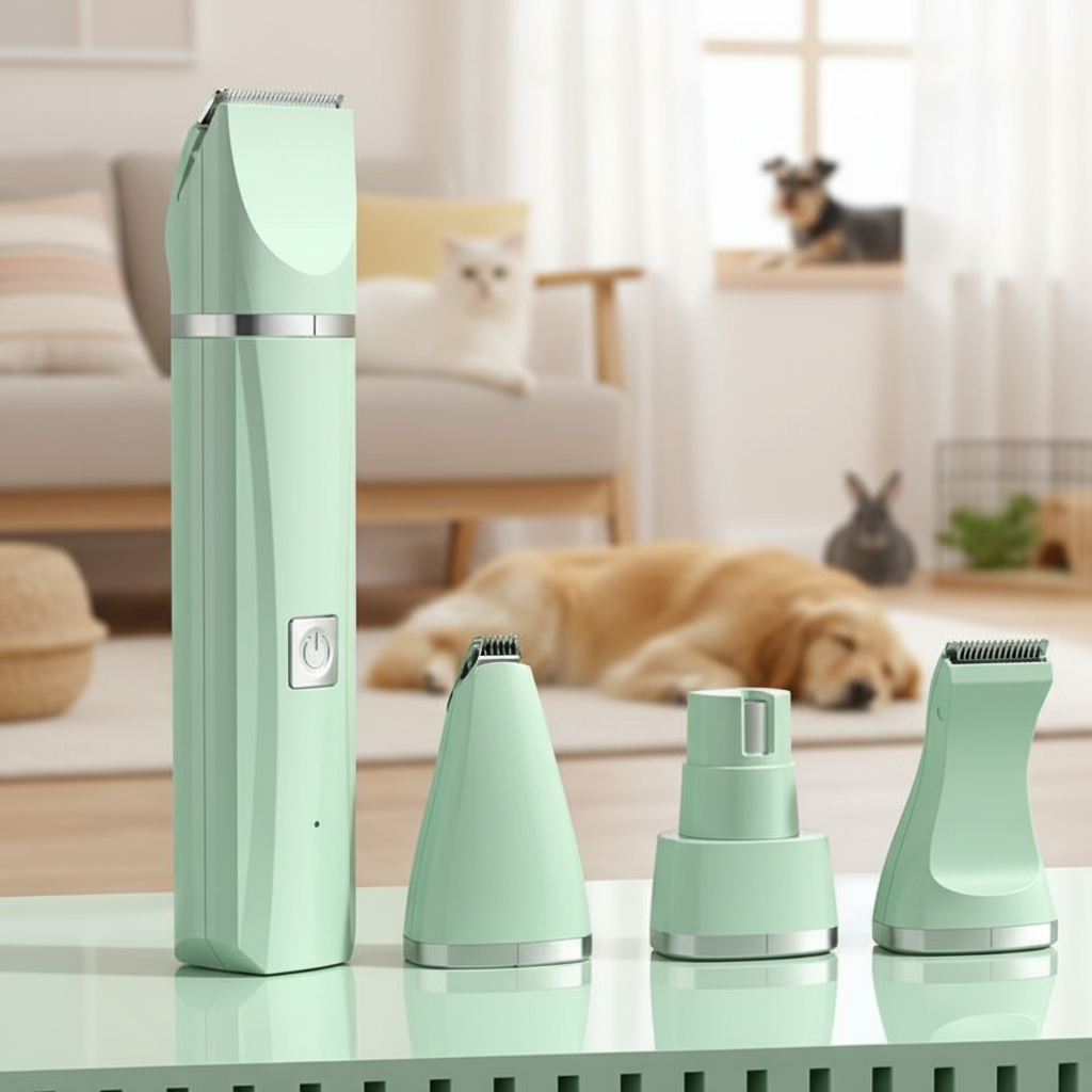 4-in-1 Rechargeable Pet Grooming Kit